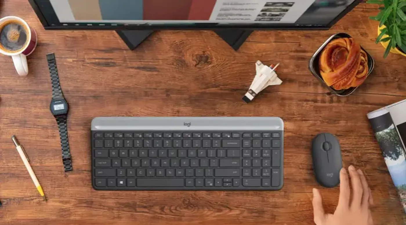 Logitech MK470 wireless keyboard and mouse connection